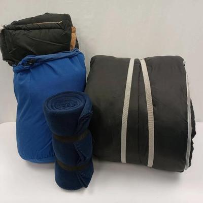 Mini Slumber Party - Sleeping Bags and Throw Blanket