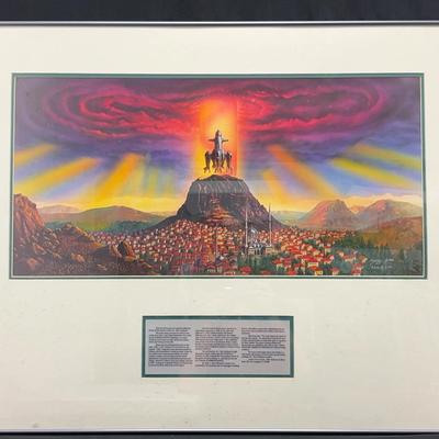 Framed Print “Black Genesis” by Gerry Grace (264/500) from Mission Earth