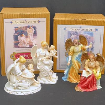Grandeur Noel Porcelain Angel Sets