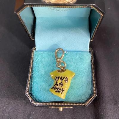 Juicy Couture Barbie Viva La Juicy T-shirt Charm RETIRED