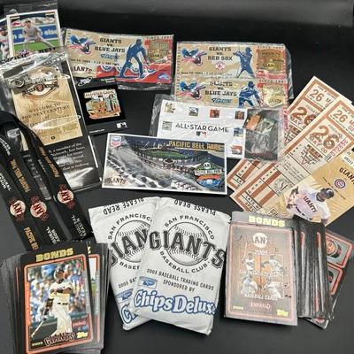 San Francisco Giants 2000’s Memorabilia: Tickets, Pins, & Cards   