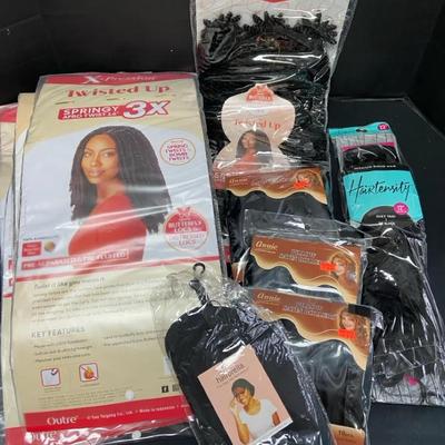 X-Pression Afro Twist 16” Locs, Hair Extensions & Satin Rollers