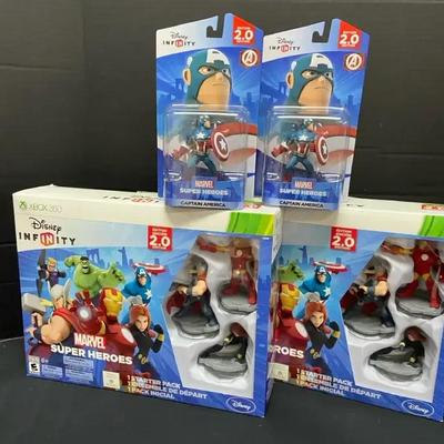 Disney Infinity Marvel Super Heroes For Xbox 360 & 2 Captain America 