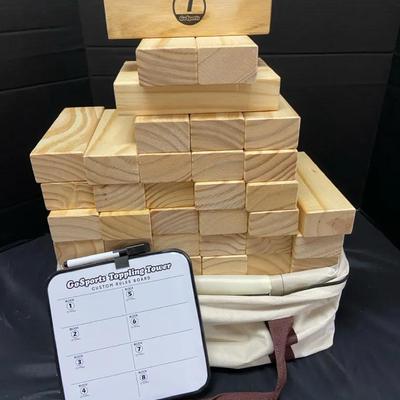 GoSports Toppling Tower Game With Carrying Case 