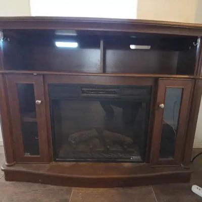 Home Decorators Collection 48" Electric Fireplace - Tolleson Model - Cherry Wood