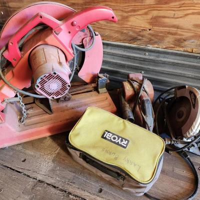 Hand Power Tools - Milwaukee Saws-all, Circular Saw, Ryobi Sander, Belt Sander