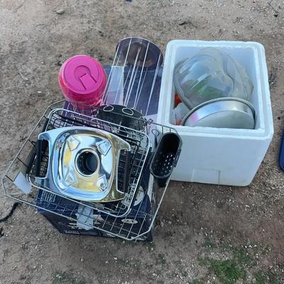 Entertainment Serving Items - Party Set, Cake Dish, Foil Serving Dishes NIB