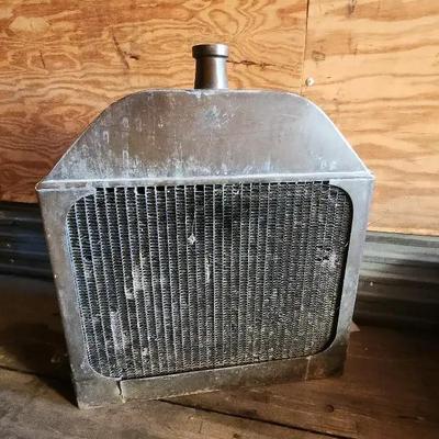 Vintage Automobile Car Radiator  - Metal 