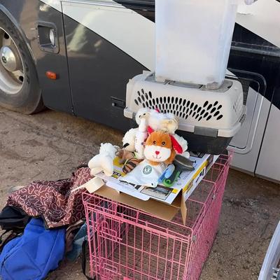 Pet Supplies - Dog Crate, Car Blanket,  Pet Carrier, Food Bins, Toys & More!