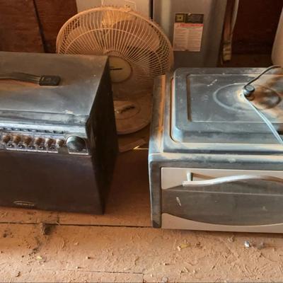 Home Items - Vocopro Portable Sound System, Ginny’s Oven & Hamilton Oscillating Fan