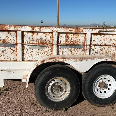 Specialized Utility Tandem Axle Dump Trailer - Haul & Unload Hydraulic Lift System - Reserve $3500 