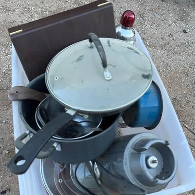 Kitchen - Pots And Pans, Barware, Wine Bottle Opener In Case & Other Kitchen Tools