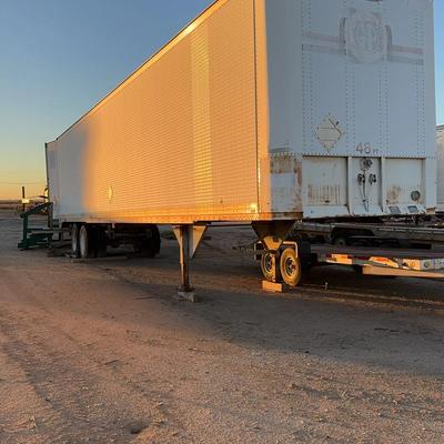 Xtra Large Storage Semi Trailer #3 - No Wheels, Latching Back Doors- You Haul!