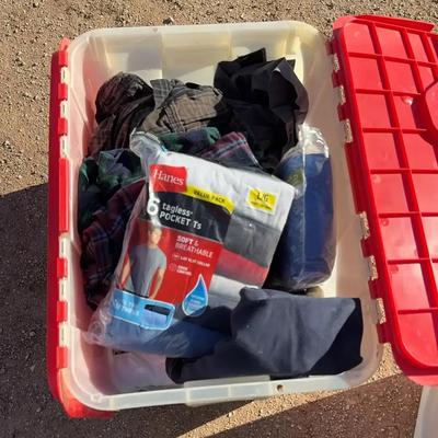 Mystery Box of Men’s Clothing - Some New Unopened Packages