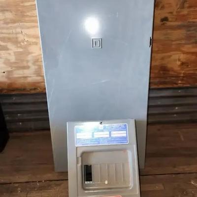 (2) Homeline Electrical Boxes, Gray, Large & Small - Household Building Supplies