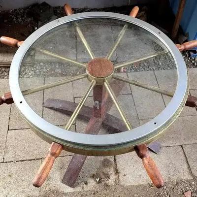 Ship's Wheel Table