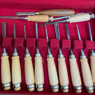 Wood Turning Lathe Tools with Cases, Incl. Benjamins' Best Brand