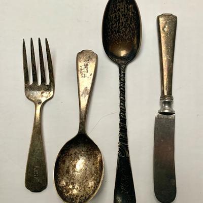 Sale Photo Thumbnail #139: Sm. lot scrap sterling