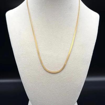 18KT Italy Gold Necklace – 4.8g