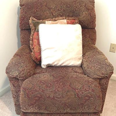Paisley Upholstered Recliner