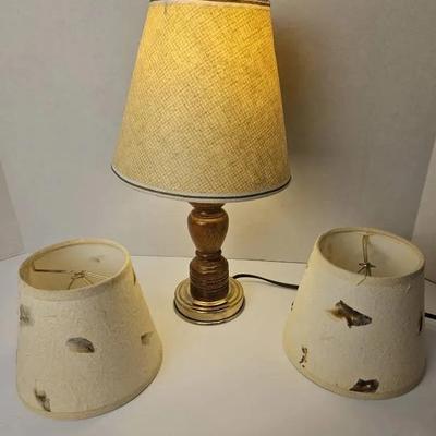 Wooden Lamp & Paper Lamp Shades - Tested