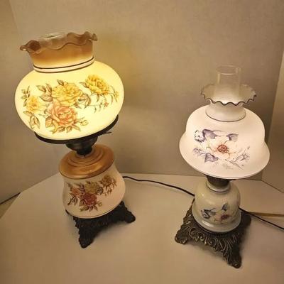 Victorian “Gone With The Wind” Lamps - Tested