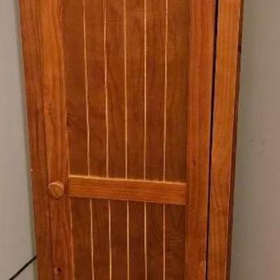 Farmhouse-Style Pantry Cabinet – Carolina Oak Finish