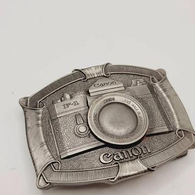 Rare Canon Camera Photography Film Vintage Belt Buckle