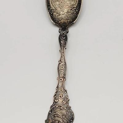 Chicago Worlds Fair Sterling Spoon
