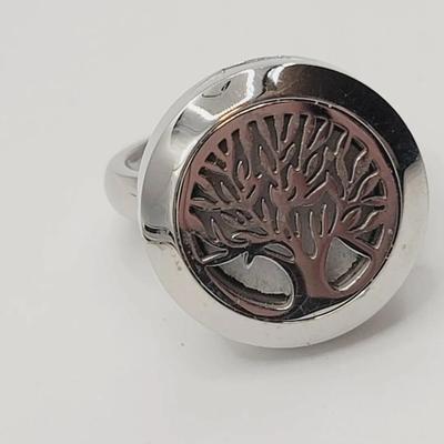 Sz 8 Aromatherapy Ring Tree Of Life Design