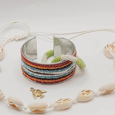 Beachy Beaded Costume Jewelry Lot