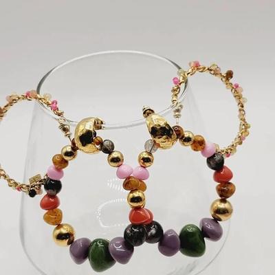 GAS Bijoux Colorful Earrings 2 Pair