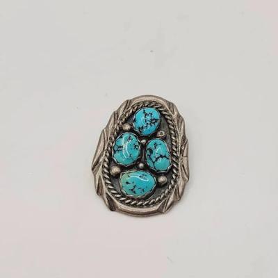 Spencer Southwest Turquoise Pendant 925 Silver
