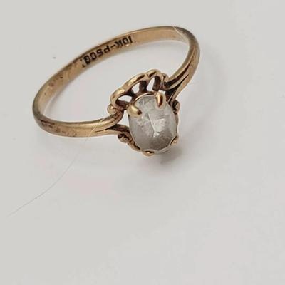 10k Antique Childs Ring Sz 3