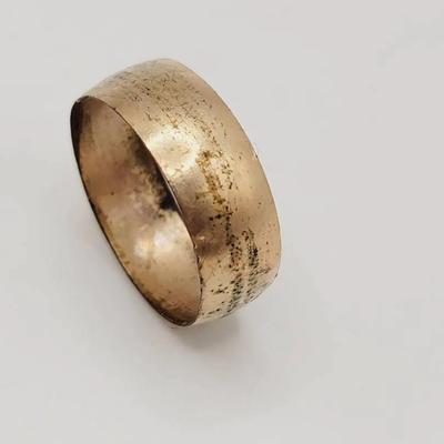 Gold Plate Band  Antique Ring Sz 9.5