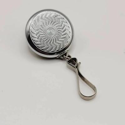 Retractable Chain Ladies Brooch Watch Holder Or Badge Holder