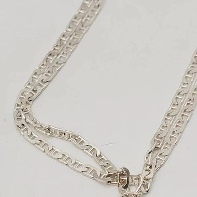24" Sterling Silver Chain Necklace 925