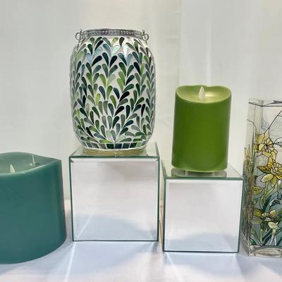 Seasonal Decor — Four Dimensional Mirrors, Mosaic Lantern, Stained Glass And More