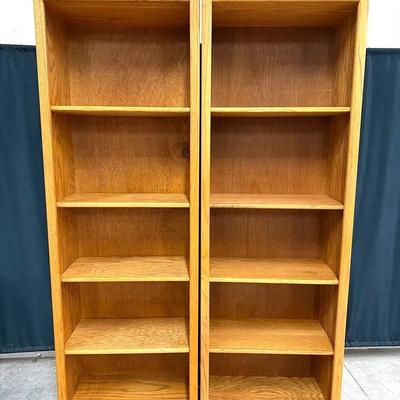 Five-Shelf Bookcases