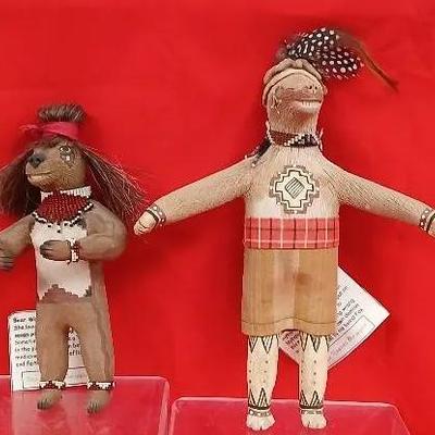 Hand Made Collectible Clay Dolls -signed by the artist