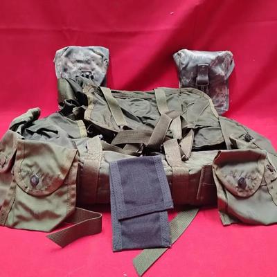 Military Surplus Gear - Pouches and Backpack Components