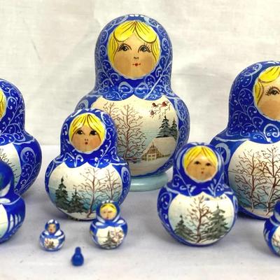 Vintage Russian Nesting Dolls & More