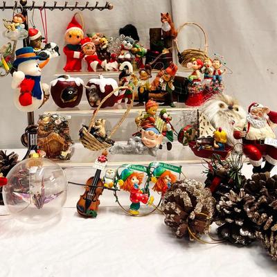 Festive Miniature Christmas Ornament Collection