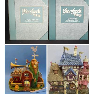 Storybook Village Pair: "...Candlestick Maker" & "Lil' Boy Blue Petting Farm"