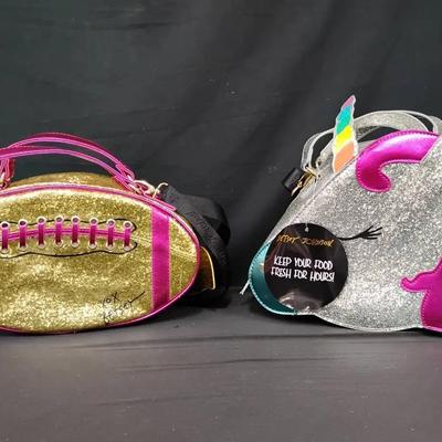 Betsey Johnson Sparkly Lunch Totes 