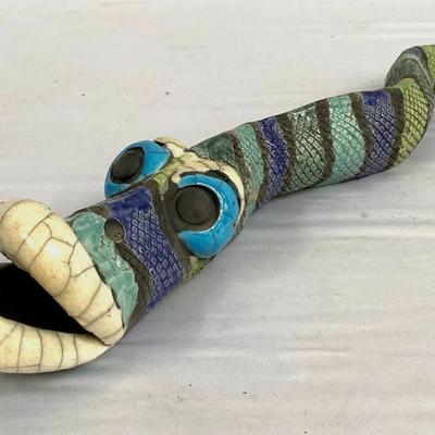 Hand Crafted Snake Sculpture 
