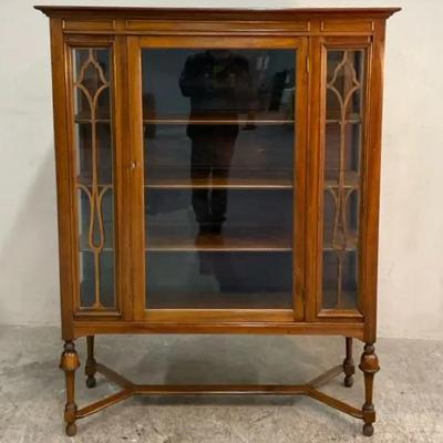 Antique Edwardian Style Display Cabinet 