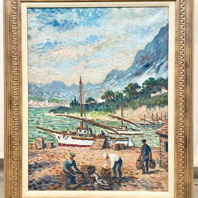 Original Signed Oil Painting on Canvas by Roubinet 