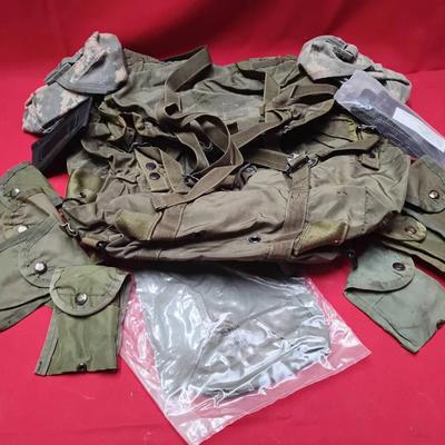 Military Surplus Gear - Pouches, Pack, and BDU Belt!