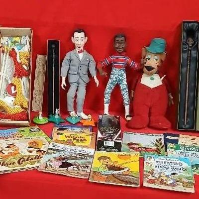 Vintage Toys - Books-Singles & 78 Style Records